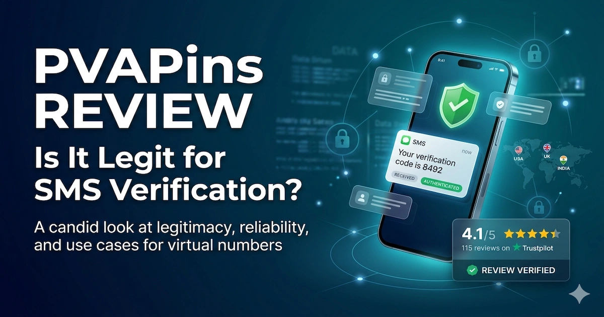 PVAPins Review: Is It Legit for SMS Verification?